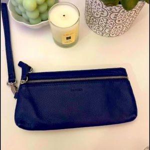 100% Authentic Danier leather wristlet/wallet